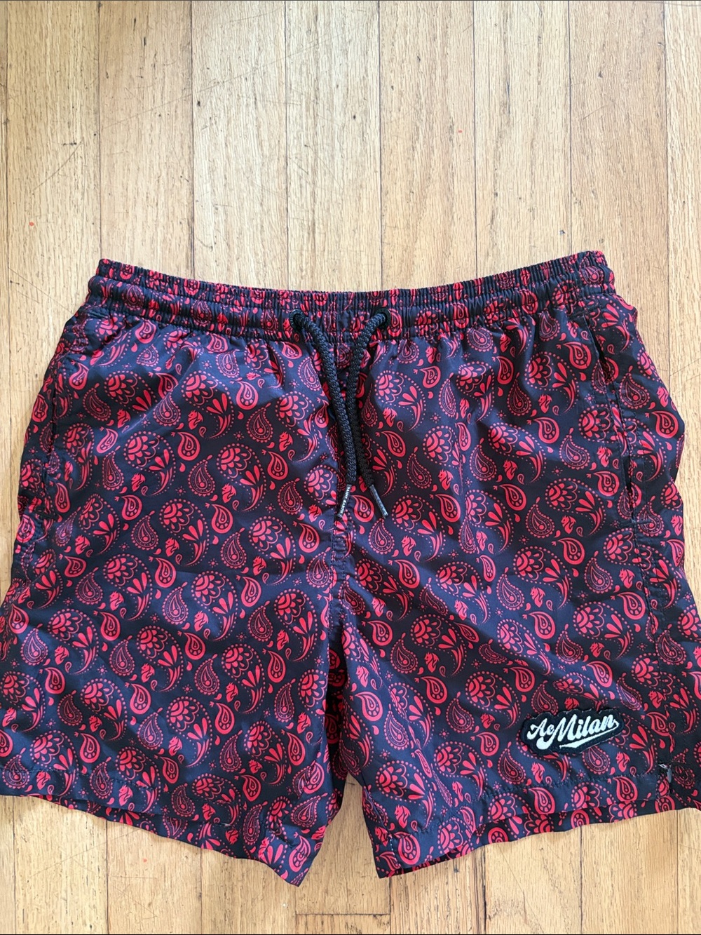 MC2 Saint Barth Boys AC Milan Swim Trunks
